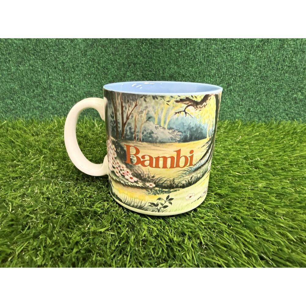 Disney Bambi Thumper Flower Forest Scene Mug Cup Collectible Contemporary